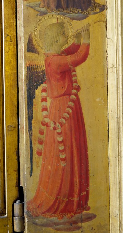 Ange jouant de la trompette (détail) - Fra  Angelico