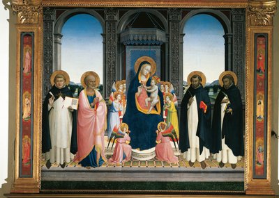 Retable de Fiesole : Vierge à l