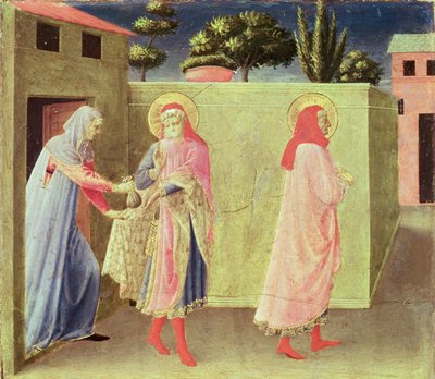 La guérison de Palladia par SS. Cosmas et Damian, prédelle du retable Annalena, 1434 - Fra Angelico