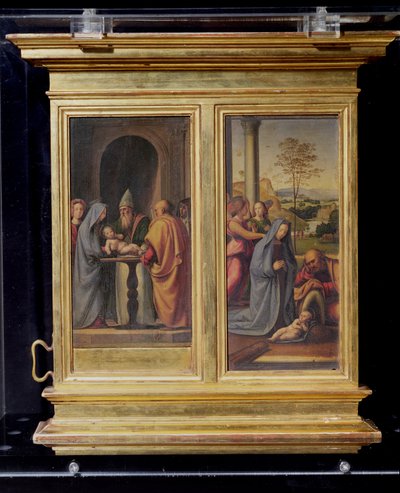 Présentation au Temple et la Nativité, vers 1497 - Fra Bartolommeo