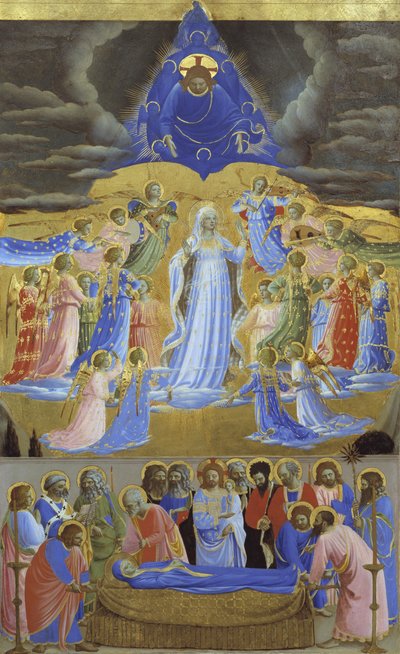 Mort et Assomption de la Vierge, vers 1432 - Fra Giovanni Angelico da Fiesole