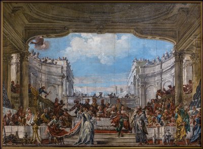 La fête de Balthazar - Fra Stefano da Carpi (1710-1796)