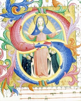Missel 558 f.156v Initiale historiée 