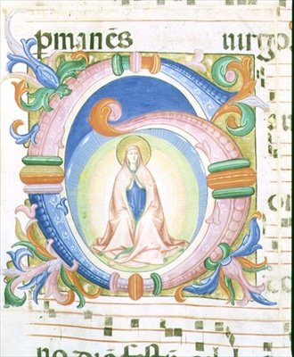 Missel 558 f.92 Initiale historiée 