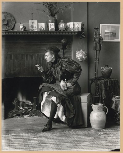 Frances Benjamin Johnston, Autoportrait (comme 