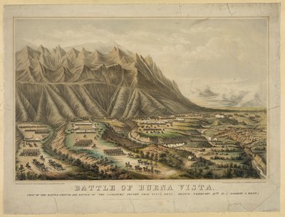 Préparatifs pour la bataille de Buena Vista également connue sous le nom de bataille d
