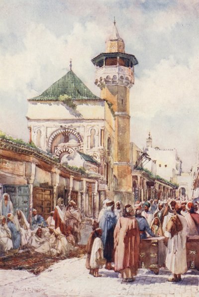 Mosquée de Sidi Ben Ziad, Tunis, le jour de l
