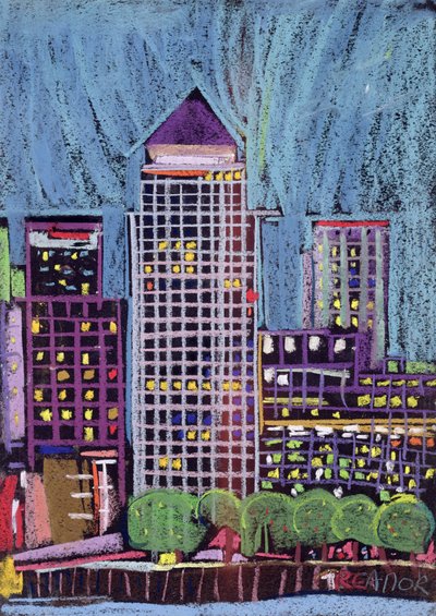 Canary Wharf dans les Docklands de Londres - Frances Treanor