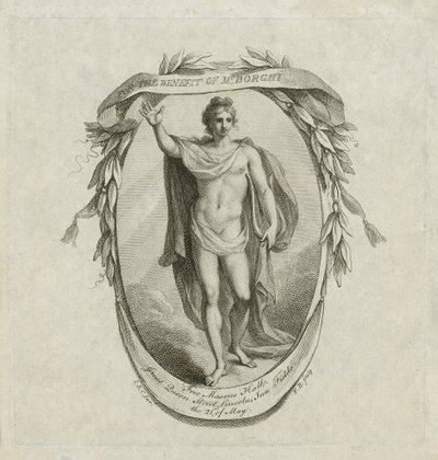 Billet de concert : au profit de M. Borghi - Francesco (after) Bartolozzi