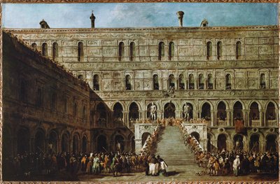 Couronnement du Doge de Venise sur l