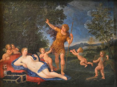 French: Vénus et Adonis Venus and Adonis - Francesco Albani
