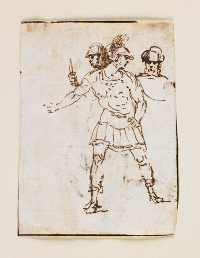 Étude de deux soldats romains et d