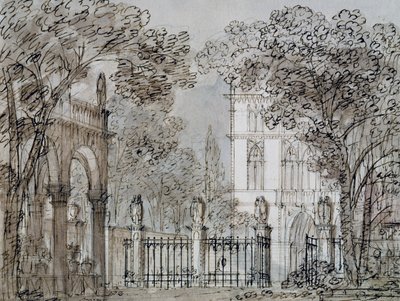 Décor de scène par Francesco Bagnara pour Otello, opéra de Rossini, pour une représentation au Théâtre La Fenice à Venise - Francesco Bagnara