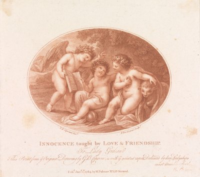 Unschuld gelehrt durch Liebe und Freundschaft - Francesco Bartolozzi