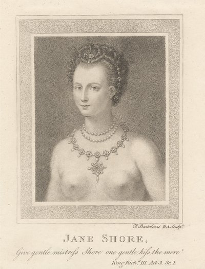 Jane Shore - Francesco Bartolozzi