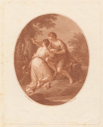 Paris und Oenone - Francesco Bartolozzi