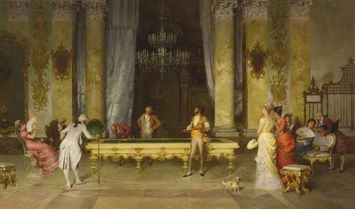 Partie de billard - Francesco Beda