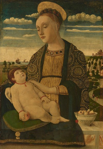 Madone et enfant - Francesco Benaglio