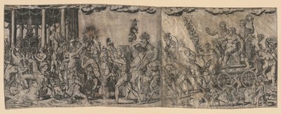 Scène bacchanale, fin 1500-début 1600 - Francesco Bertelli