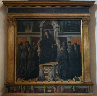 Sainte Monique avec des sœurs augustiniennes - Francesco Botticini