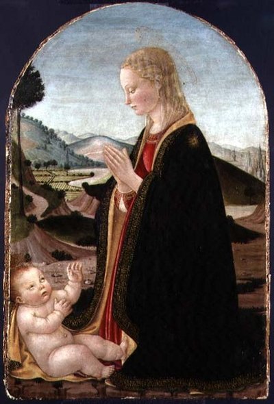Vierge adorant l