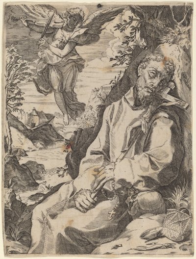 Saint François consolé par l