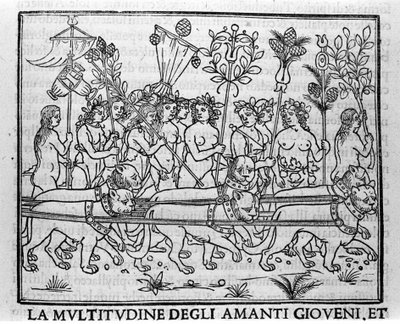 Gravure dans "Hypnerotomachia Polyphili" (le rêve de Poliphile) par le moine dominicain Francesco Colonna, Venise - Francesco Colonna