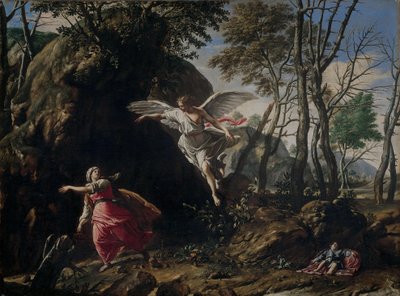 Agar et Ismaël dans le désert - Francesco Cozza