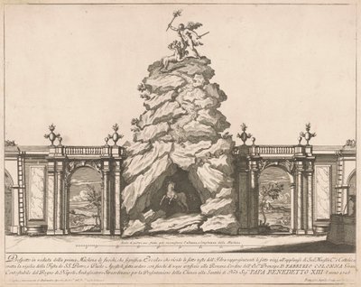 La Prima Macchina pour la Chinea de 1726 : Hercule et l