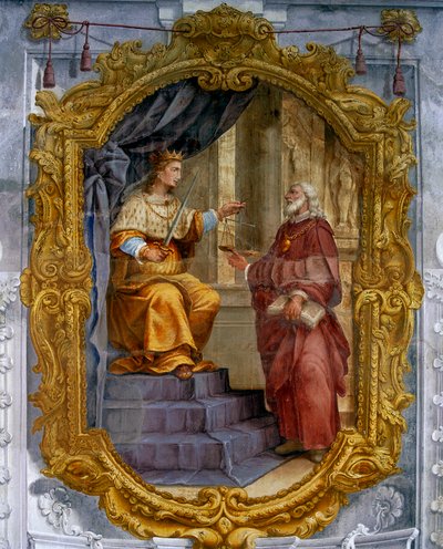 Allégorie de la Justice et du Conseil - Francesco Ferrari
