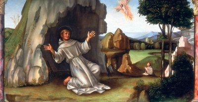Saint François recevant les stigmates, fin 15e-début 16e siècle - Francesco Francia