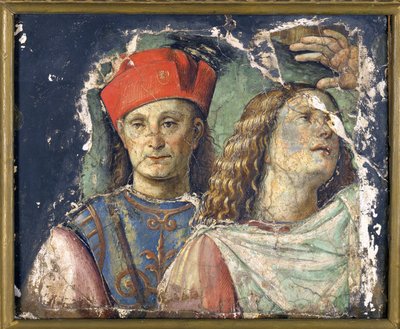 Deux têtes masculines - Francesco Francia