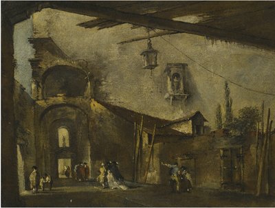 Une rue de Venise - Francesco Guardi