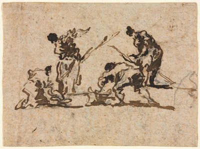Agriculteurs et pêcheurs au travail - Francesco Guardi