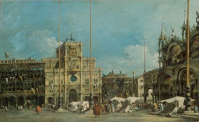 Allemand : Der Uhrturm am Markusplatz La tour de l