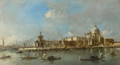 Santa Maria della Salute et la Dogana, Venise - Francesco Guardi