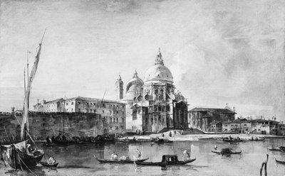 Santa Maria della Salute, milieu à fin des années 1760 - Francesco Guardi