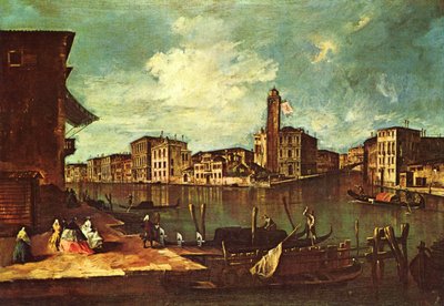 Venise, le Grand Canal avec San Geremia, le Palais Labia et l