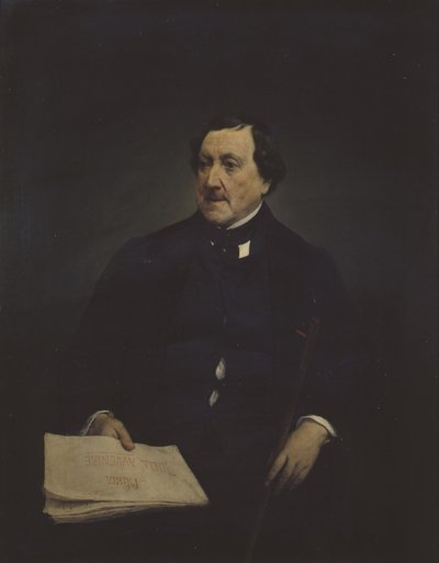 Portrait du compositeur Gioachino Antonio Rossini 1792-1868 - Francesco Hayez