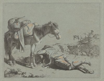 Berger au repos près d