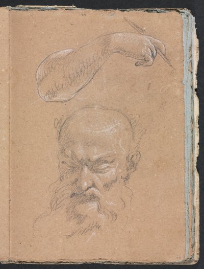 Carnet de croquis de Vérone : Tête d