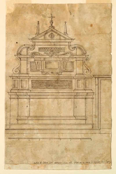 Projet pour un autel - Francesco Mosca