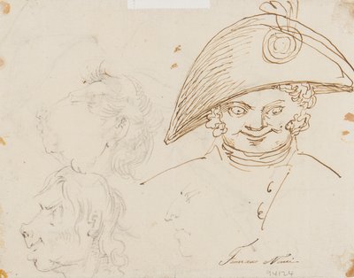 Page de caricatures - Francesco Nenci