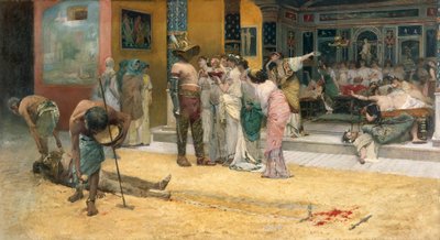 Combat de gladiateurs lors d