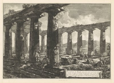Temple de Junon à Paestum (série) - Francesco Piranesi