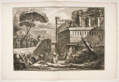 Veduta del Sepulcro di Marnia - Francesco Piranesi