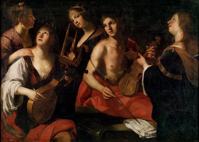 Concert, fin du XVIe ou début du XVIIe siècle - Francesco Rustici