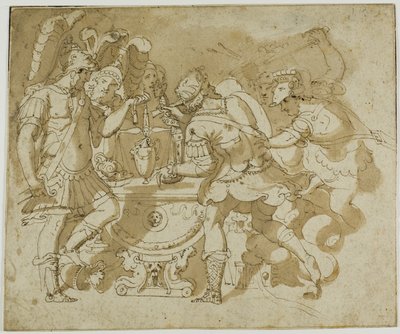 Camillus attaque Brennus - Francesco Salviati