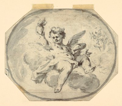 Conception pour un plafond peint - Francesco Saverio Mergolo