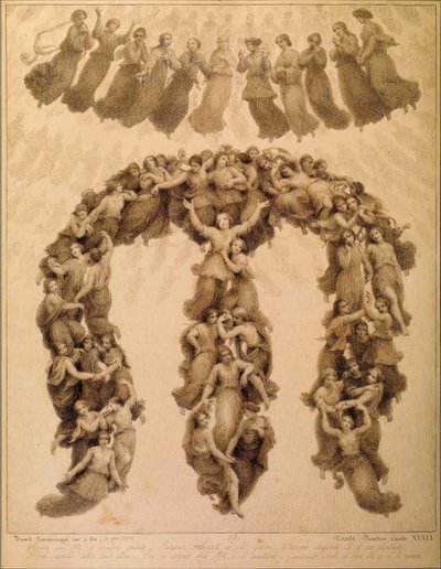 Illustration de la Divine Comédie de Dante Alighieri Paradiso chant XVIII - Francesco Scaramuzza
